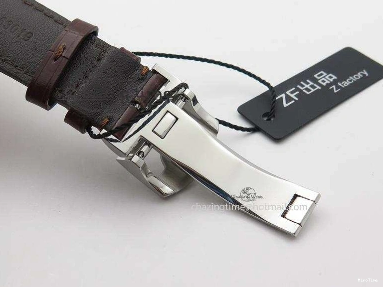 MIROTIME 0303 MoistureWicking Portuguese Real PR IW500704 ZF 1:1 Best Edition On Brown Leather Strap A52010 V 7311